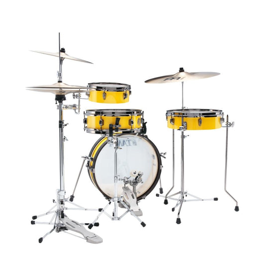 Tama Club-JAM Pancake 4pc Drum Set Electric Yellow