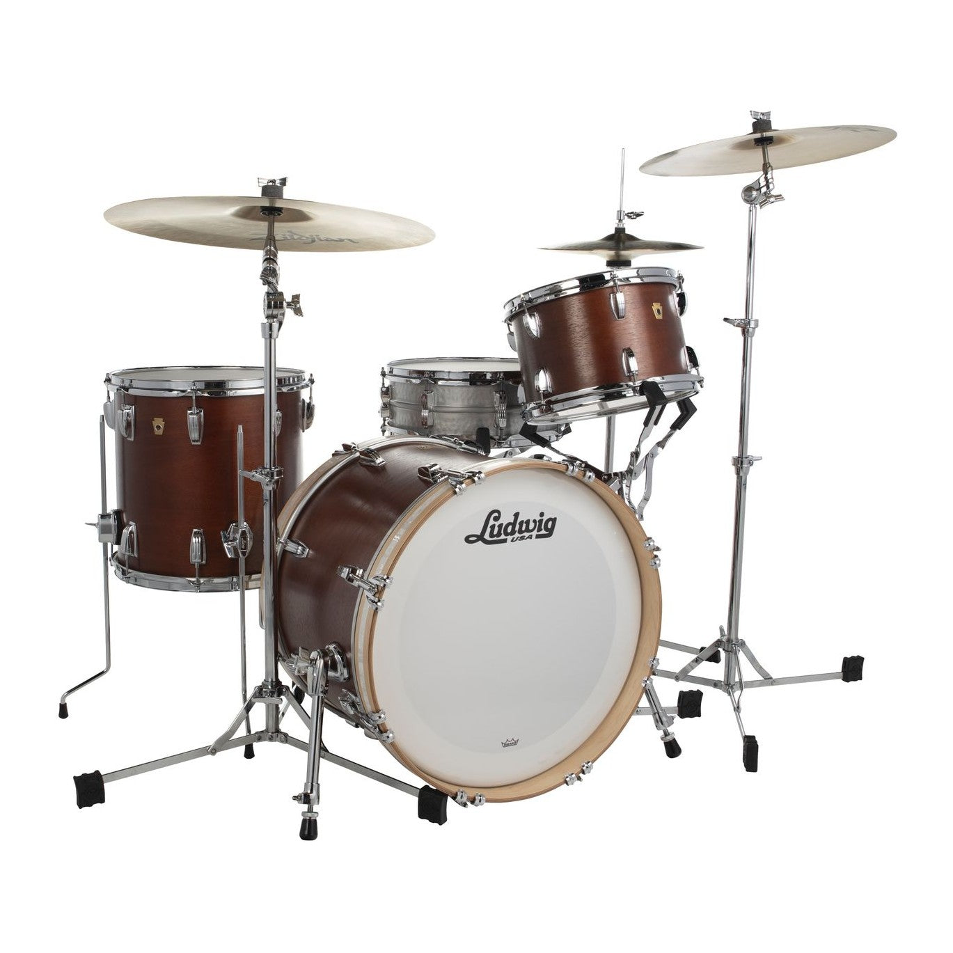 Ludwig Legacy Mahogany 3pc Drum Set Vintage Mahogany 18/12/14 - Drum Center Of Portsmouth