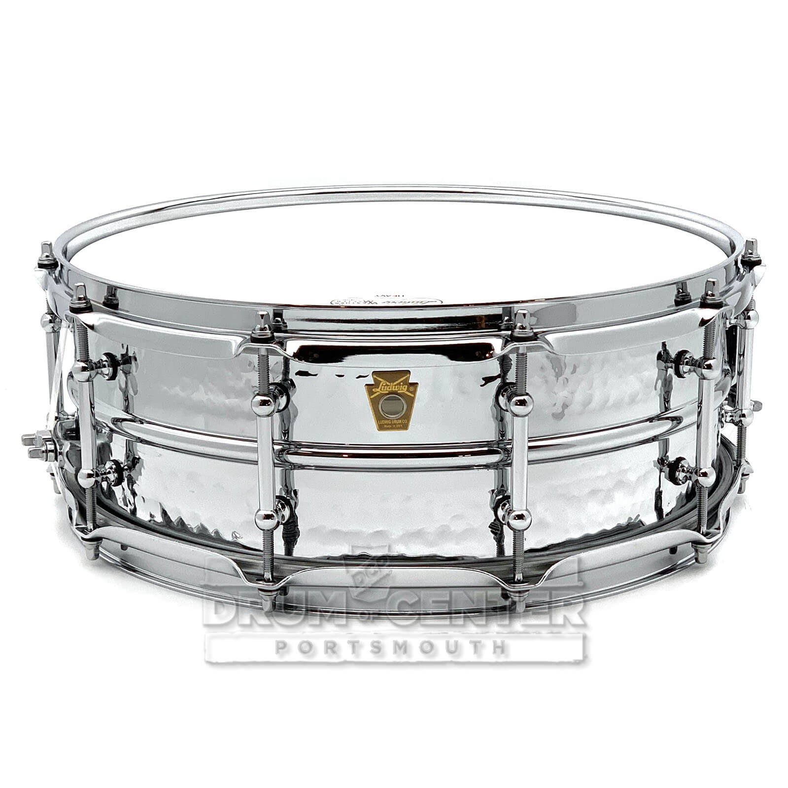 Ludwig LM400KT Supraphonic Snare Drum 14x5 Hammered w/Tube Lugs