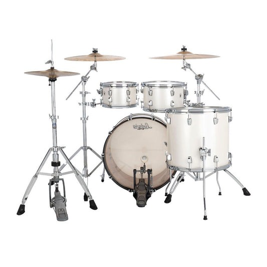 Ludwig Neusonic 4pc Rapid Mod2 Drum Set Silver Silk