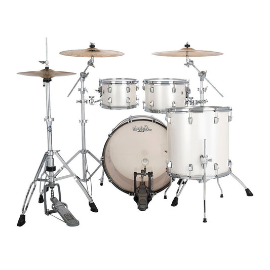Ludwig Neusonic 4pc Mod2 Drum Set Silver Silk