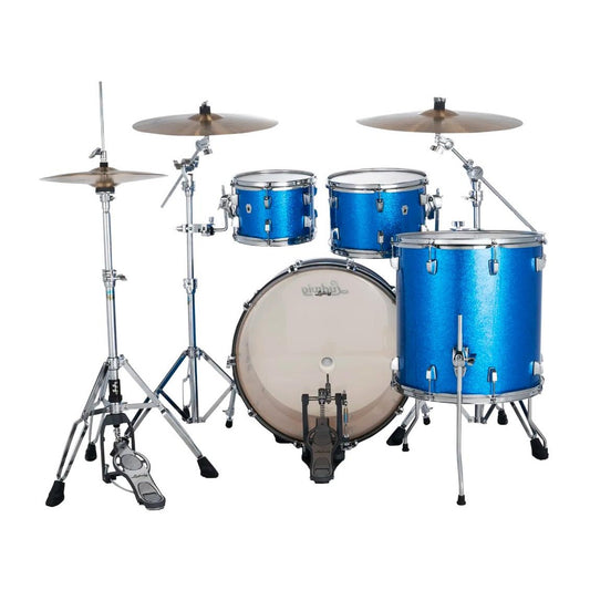 Ludwig Neusonic 4pc Mod2 Drum Set Blue Super Sparkle - Drum Center Of Portsmouth