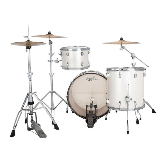 Ludwig Neusonic 3pc Fab Drum Set Silver Silk