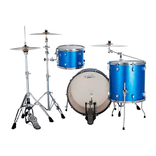 Ludwig Neusonic 3pc Fab Drum Set Blue Super Sparkle - Drum Center Of Portsmouth