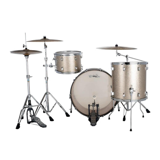 Ludwig Neusonic 3pc Pro Beat Drum Set Titanium Super Sparkle - Drum Center Of Portsmouth
