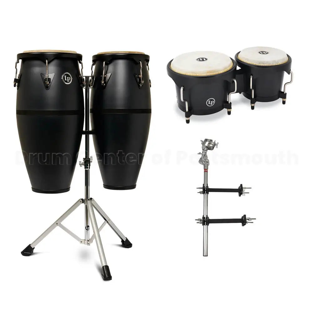 LP Discovery II Ultralight Conga, Bongo & Arm Bundle - Drum Center Of Portsmouth
