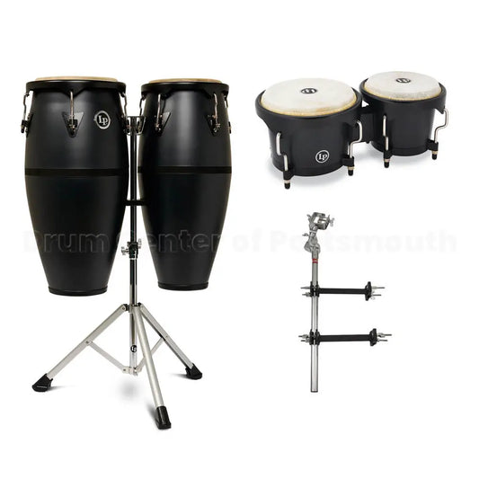 LP Discovery II Ultralight Conga, Bongo & Arm Bundle - Drum Center Of Portsmouth
