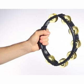 LP Cyclops Jingle Tambourine - Brass/Black/Hand Held