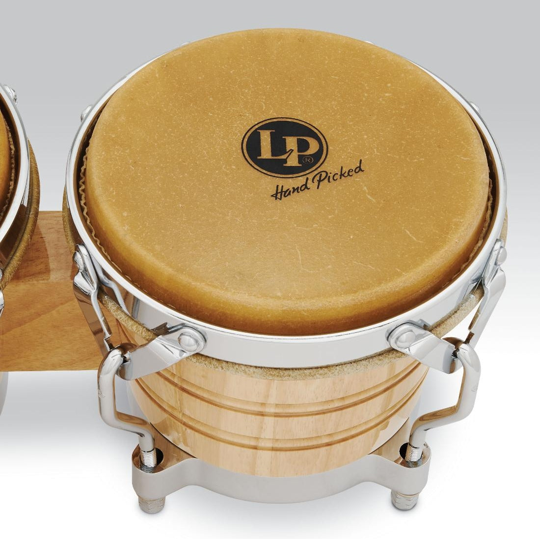 LP Generation II Wood Bongos Gloss Natural w/Traditional Rims - Drum Center Of Portsmouth