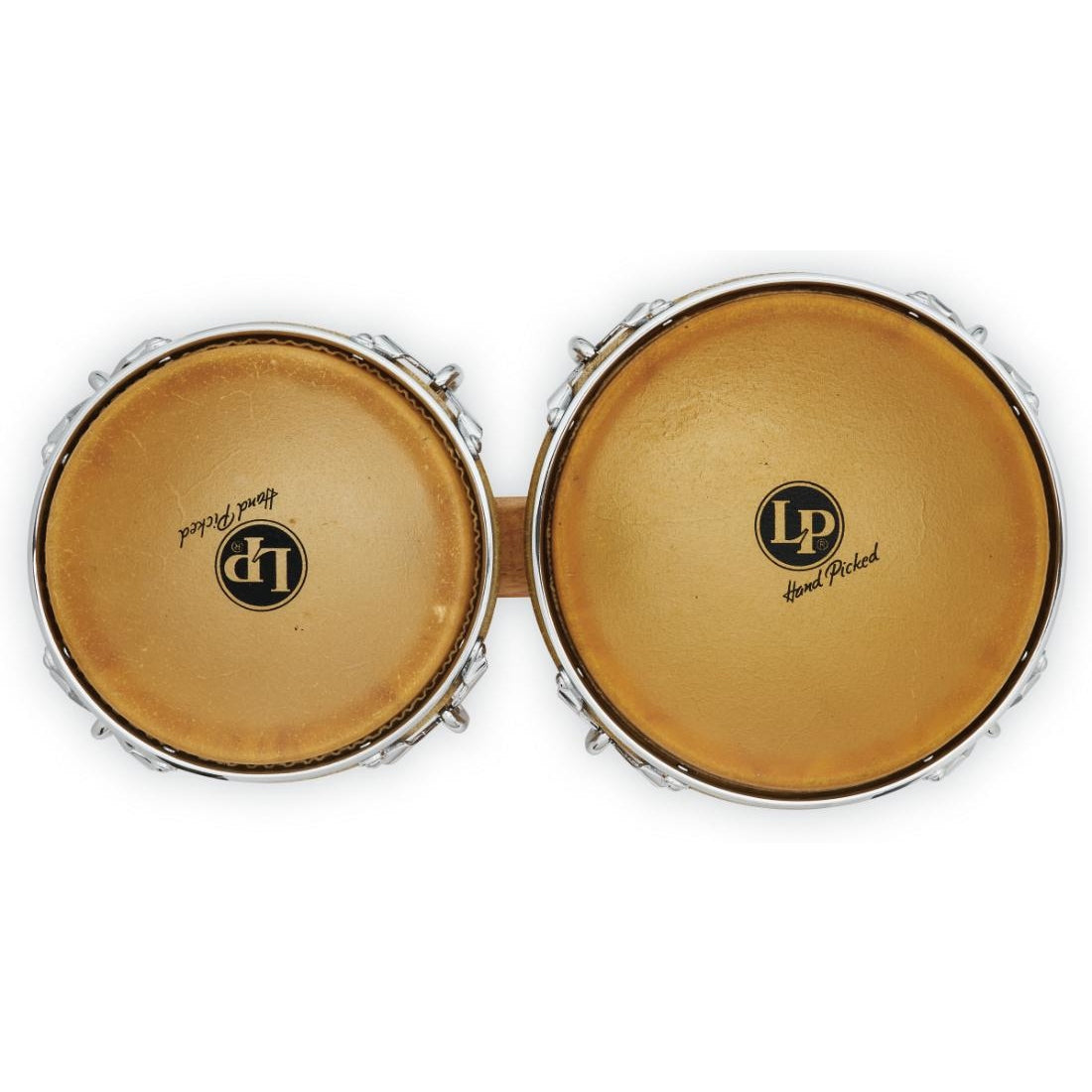 LP Generation II Wood Bongos Gloss Natural w/Traditional Rims - Drum Center Of Portsmouth