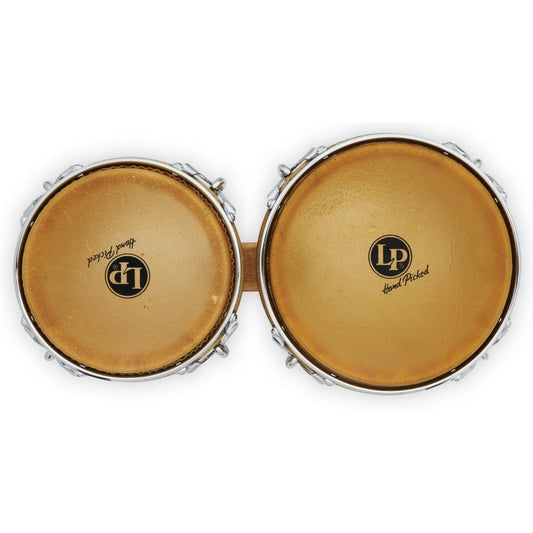 LP Generation II Wood Bongos Gloss Natural w/Traditional Rims - Drum Center Of Portsmouth