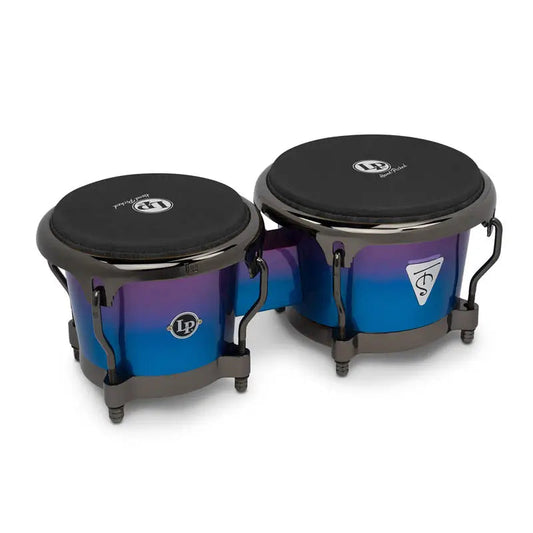 LP Tony Succar Bongos Rainbow w/Black Nickel Hw