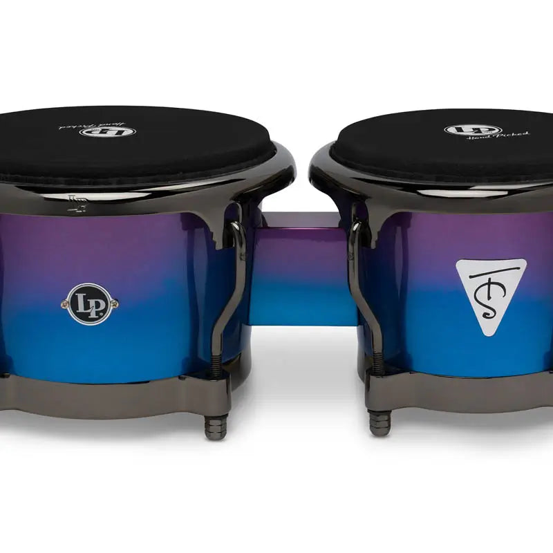 LP Tony Succar Bongos Rainbow w/Black Nickel Hw