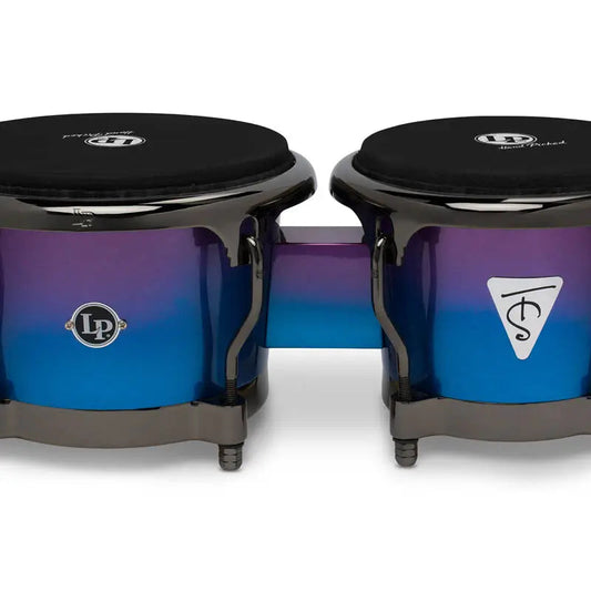 LP Tony Succar Bongos Rainbow w/Black Nickel Hw