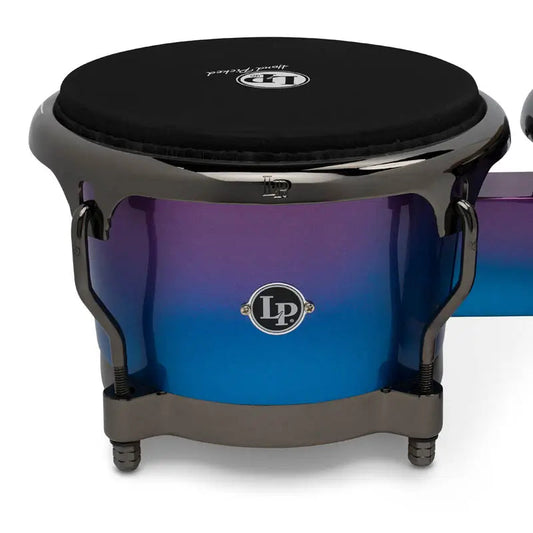 LP Tony Succar Bongos Rainbow w/Black Nickel Hw