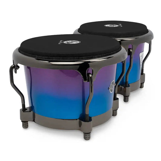 LP Tony Succar Bongos Rainbow w/Black Nickel Hw
