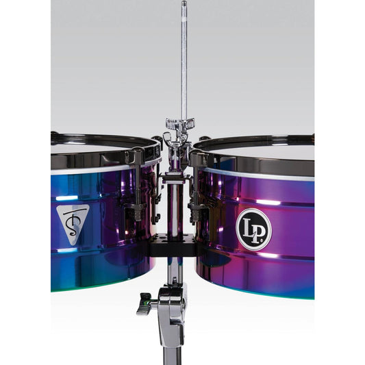LP Tony Succar Signature Series Timbales - Rainbow Chrome / Black Nickel - Drum Center Of Portsmouth