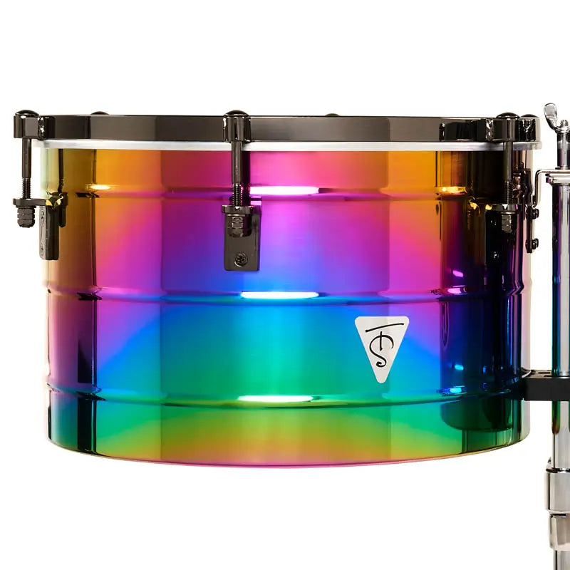 LP Tony Succar Thunder Timbales Rainbow w/Black Nickel Hw