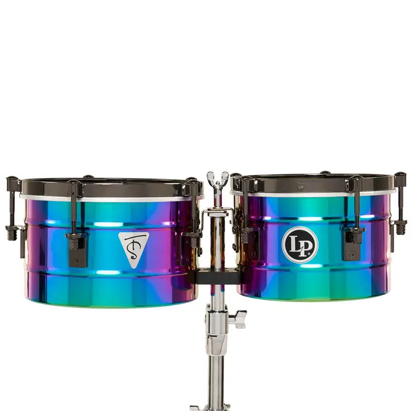 LP Tony Succar Timbalitos Rainbow w/Black Nickel Hw