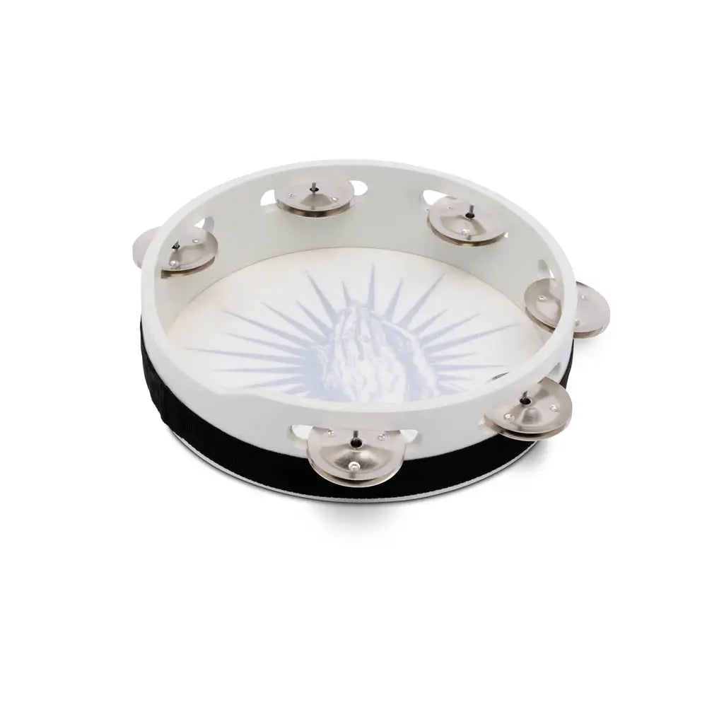 LP Praying Hands Tambourine 8" White - Drum Center Of Portsmouth