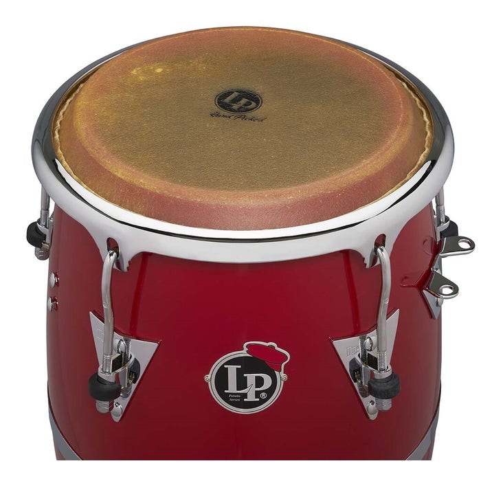 Latin Percussion Legends Series 12.5" Fiberglass Tumba, Patato, Red - Drum Center Of Portsmouth
