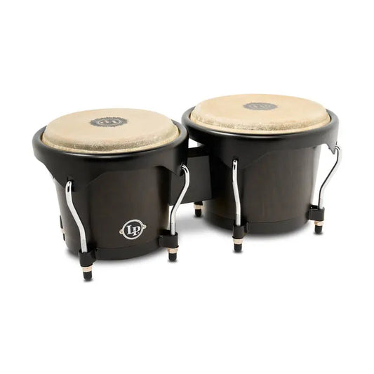 LP City II Mango Wood Bongos Black
