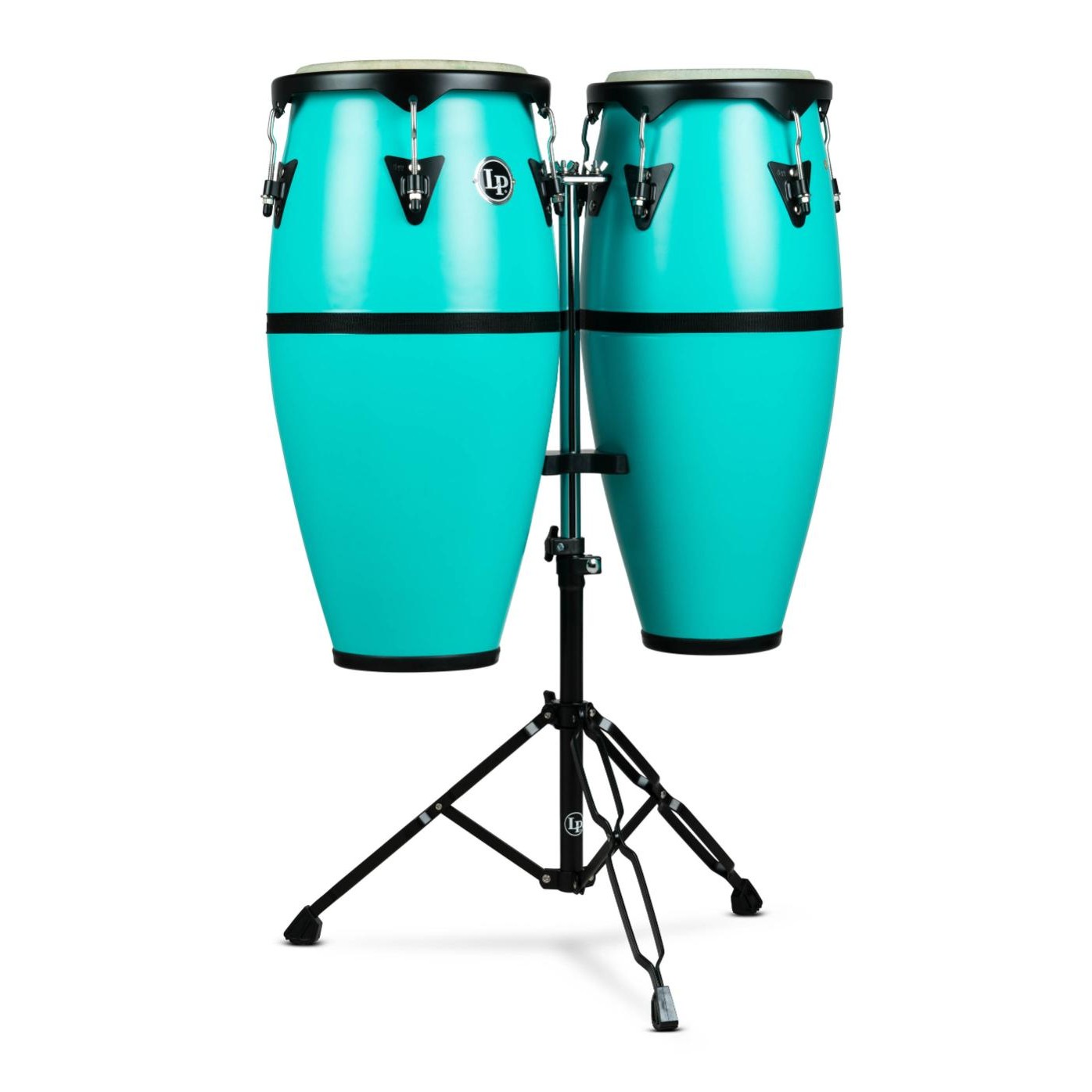 LP Discovery Conga Set 10/11 w/Stand Sea Foam - Drum Center Of Portsmouth
