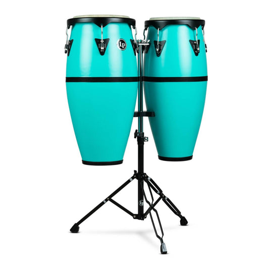 LP Discovery Conga Set 10/11 w/Stand Sea Foam - Drum Center Of Portsmouth