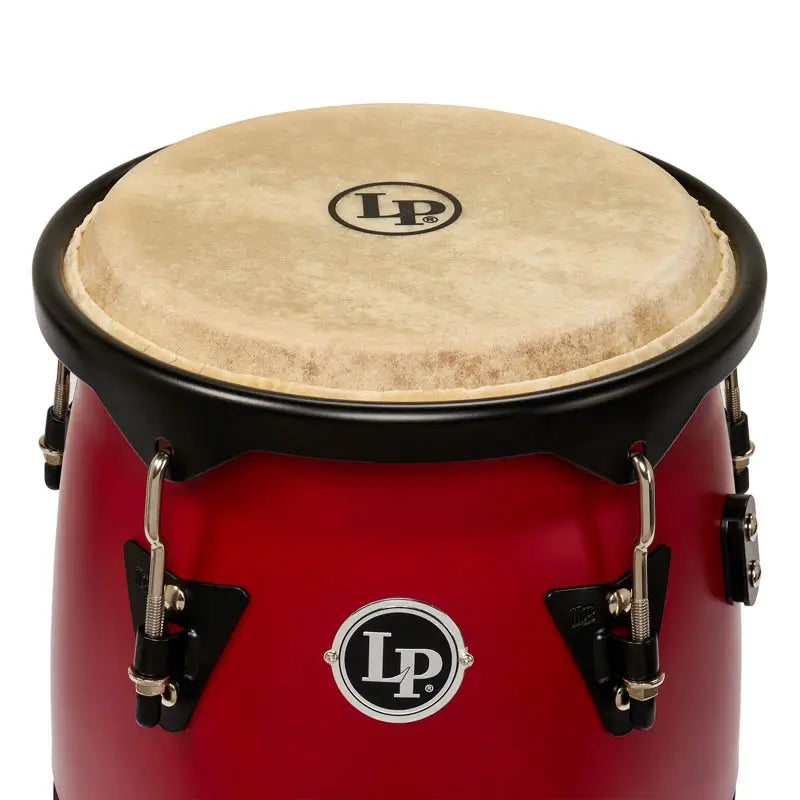 LP Discovery II Ultralight Conga Set 10" & 11" w/Stand Red