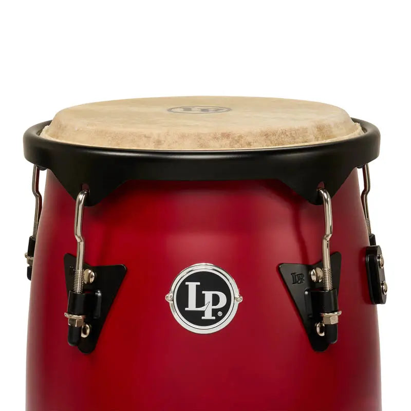LP Discovery II Ultralight Conga Set 10" & 11" w/Stand Red