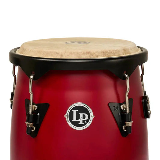 LP Discovery II Ultralight Conga Set 10" & 11" w/Stand Red
