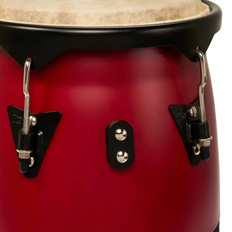 LP Discovery II Ultralight Conga Set 10" & 11" w/Stand Red