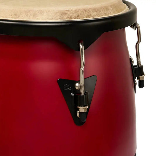 LP Discovery II Ultralight Conga Set 10" & 11" w/Stand Red