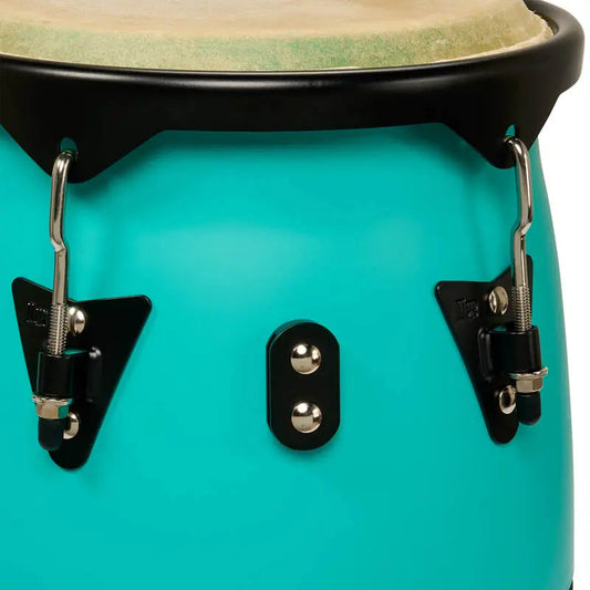 LP Discovery II Ultralight Conga Set 10" & 11" w/Stand Seafoam
