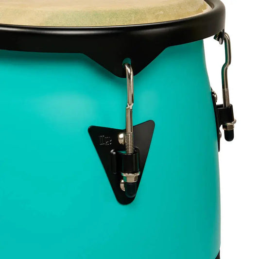 LP Discovery II Ultralight Conga Set 10" & 11" w/Stand Seafoam