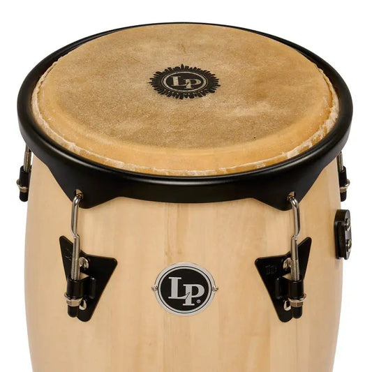 LP City II Mango Wood Conga Set 10" & 11" w/Stand Natural