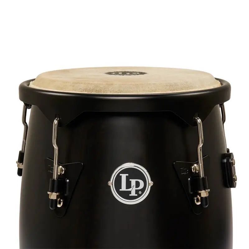 LP City II Mango Wood Conga Set 10" & 11" w/Stand Black