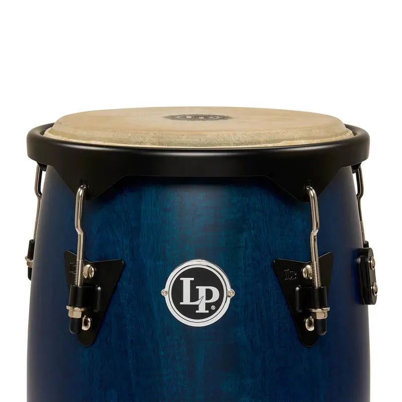 LP City II Mango Wood Conga Set 10" & 11" w/Stand Blue