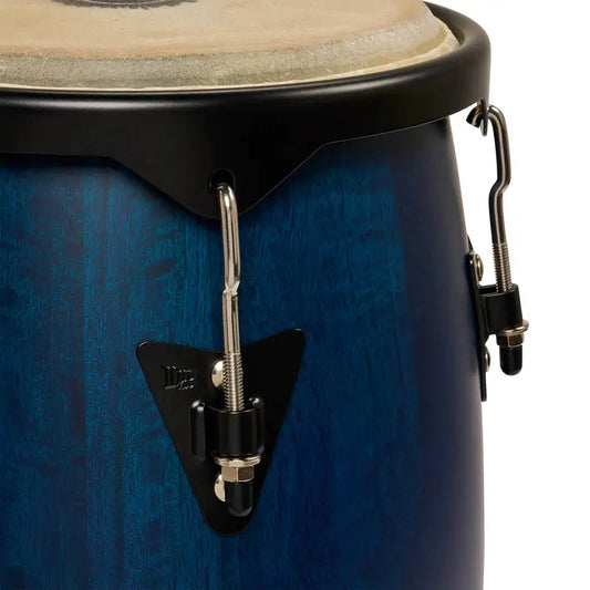 LP City II Mango Wood Conga Set 10" & 11" w/Stand Blue