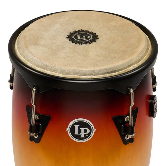 LP City II Mango Wood Conga Set 10" & 11" w/Stand Vintage Sunburst