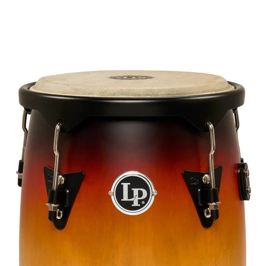 LP City II Mango Wood Conga Set 10" & 11" w/Stand Vintage Sunburst