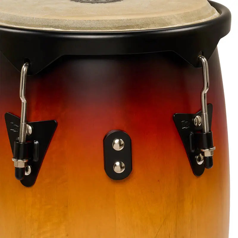 LP City II Mango Wood Conga Set 10" & 11" w/Stand Vintage Sunburst