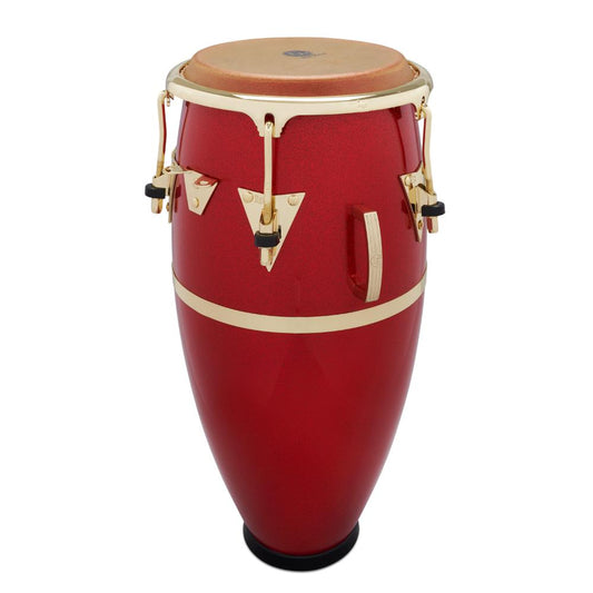 LP Galaxy Fiberglass Fausto Cuevas III Signature Conga - Red w/Gold 11 in. - Drum Center Of Portsmouth