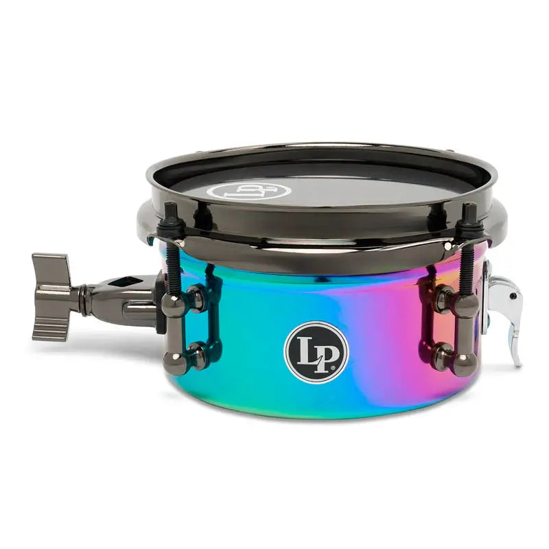 LP Tony Succar Micro Snare Drum 6" Rainbow w/Black Nickel Hw