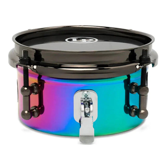 LP Tony Succar Micro Snare Drum 6" Rainbow w/Black Nickel Hw
