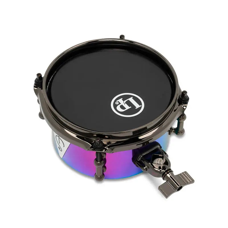 LP Tony Succar Micro Snare Drum 6" Rainbow w/Black Nickel Hw