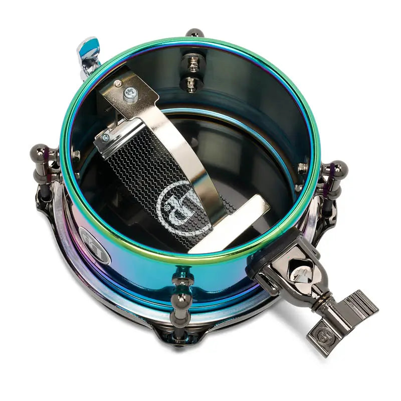 LP Tony Succar Micro Snare Drum 6" Rainbow w/Black Nickel Hw