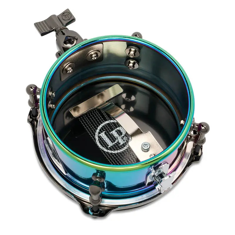 LP Tony Succar Micro Snare Drum 6" Rainbow w/Black Nickel Hw