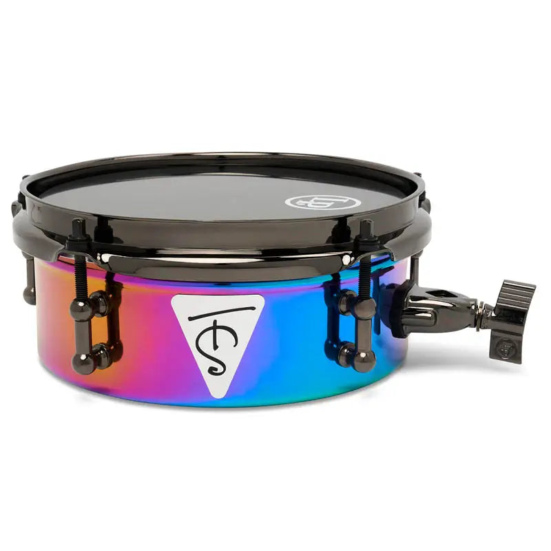 LP Tony Succar Micro Snare Drum 8" Rainbow w/Black Nickel Hw
