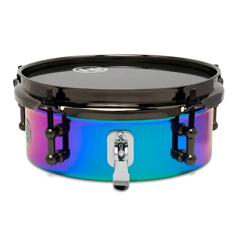 LP Tony Succar Micro Snare Drum 8" Rainbow w/Black Nickel Hw